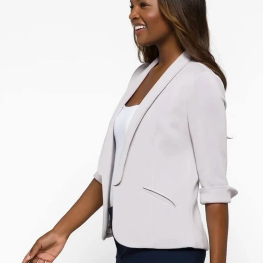 Skies Are Blue Hannah Modal Scuba Blazer